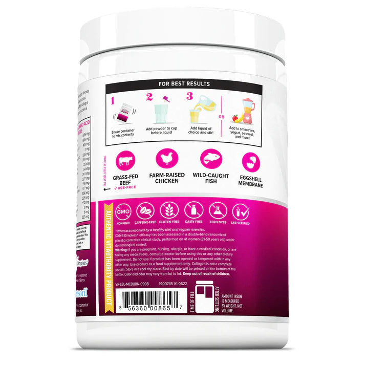 Multi Collagen Burn Powder - With SOD B Dimpless®